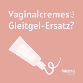 Grafische Darstellung eines Creme-Tube, als Sinnbild für Intimcremes als Gleitgel-Ersatz